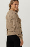 OBJECT Jeve Nonsia - Dames Trui L/s Pullover - Beige - Maat XL