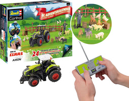 1:60 Revell 01053 RC Claas Axion 960 Tractor - Adventskalender RC Plastic Modelbouwpakket