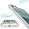 iMoshion Hoesje Geschikt voor iPhone SE (2022) / SE (2020) / 8 / 7 / 6s / 6 Hoesje Siliconen - iMoshion Design hoesje - Goud / Meerkleurig / Groen / Green Honeycomb
