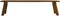 Eetbank Lawas - 182x34x20 - Naturel - Rustiek oud teak