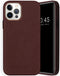 Selencia Hoesje Geschikt voor iPhone 12 Pro / 12 Hoesje - Selencia Gaia Slang Backcover - Donkerrood