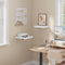 Woltu Zwevende Wandplank - MDF met Lade - 60x20x10 cm - Wit