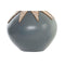 Vaas DKD Home Decor Blauw Wit Bamboe Schelpen (30 x 30 x 40 cm) (2 Stuks)
