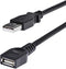 Startech USBEXTAA6BK - USB 2.0 A Male naar USB 2.0 A Female - 1.83 m - Zwart
