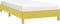 vidaXL - Bedframe - zonder - matras - 100x200 - cm - stof - groen
