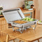 Chafing dish set RVS - 2 bakken GN 1/2 - 9L capaciteit - (2 stuks)
