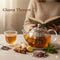 Vaja® Glazen Theepot met RVS Filter - 1.4 Liter - Thee Infuser - Voor Losse Thee / Theebloemen -