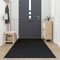vidaXL - Deurmat - 115x300 - cm - zwart