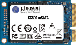 Kingston KC600 - mSATA SSD 512GB - 550MB/s Lezen - 520MB/s Schrijven