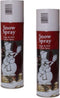2 spuitbussen Sneeuwspray 300 ml Kerstdecoratie
