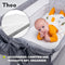 Lionelo Theo - Co Sleeper & Baby Bed - 2-in-1 functie - Hoogte verstelbaar - Kantelbaar - Donker Grijs