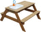 AXI Emily Zand & Water Picknicktafel met Speelkeuken wastafel Bruin - Incl. 17-delige accessoire-set