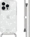 iMoshion Hoesje Geschikt voor iPhone 14 Pro Hoesje Met Koord - iMoshion Design Hoesje met Koord - Transparant / Butterfly