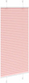 vidaXL - Plissé - rolgordijn - 65x150 - cm - stofbreedte - 64,4 - cm - polyester - roze