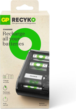 GP ReCyko B631 - Universele Batterijlader - Laadt AA AAA C D 9V op - Groen