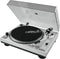 Omnitronic BD-1380 - USB-platenspeler - Riemaanrijving met opname-software - Zilver