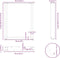 vidaXL - Salontafelpoten - 3 - st - U-vormig - 70x(72-73) - cm - staal - antraciet