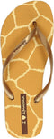 Ipanema I Love Safari - Slippers Dames - Glanzende bandjes - Caramel/Gold - Maat 39