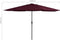 vidaXL - Parasol - met - metalen - paal - 390 - cm - bordeauxrood