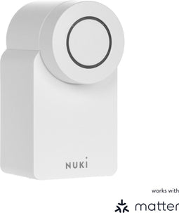 Nuki Smart Lock 4.0 - Slim Deurslot - Automatische Ontgrendeling Bluetooth - Wit