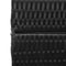 vidaXL - Kamerscherm - 3 - Panelen - Opvouwbaar - Zwart - 146x180 - cm - Poly - Rattan