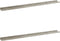 vidaXL - Wandschappen - 2 - st - 115x9x3 - cm - betongrijs