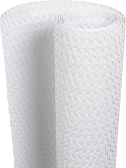 vidaXL - Balkonscherm - 1000x100 - cm - poly - rattan - wit