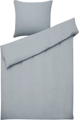 AVONDALE - Beddengoed - Grijs - 135 x 200 cm - Katoen