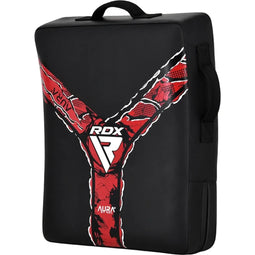 RDX Aura F17 - Kick Shield - Versterkt anti-tear materiaal - Zwart met Rood