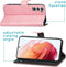 iMoshion Hoesje Geschikt voor Samsung Galaxy S21 FE Hoesje Met Pasjeshouder - iMoshion Luxe Bookcase - Roze
