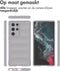 imoshion Hoesje - Geschikt voor Samsung Galaxy S22 Ultra - EasyGrip Backcover - Grijs