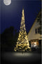 Fairybell LED Buiten Kerstboom voor in de vlaggenmast - 6 meter - 900LEDs - Warm wit