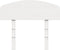 vidaXL - Hoofdbord - 90 - cm - massief - grenenhout - wit