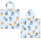 Bluey strandlaken poncho 50x115 cm, Bluey poncho, Poncho, Kinder poncho, Bluey, Badcape
