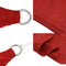 vidaXL - Zonnezeil - 160 - g/m² - 5x6x6 - m - HDPE - rood