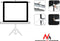 Maclean MC-536 - Projectiescherm - Verstelbaar statief 145 cm x 110 cm - Mat wit