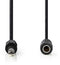 Nedis CAGL23050BK50 - Stereo audiokabel 6,35 mm - 500 cm - Zwart