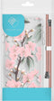 iMoshion Hoesje Geschikt voor iPhone SE (2022) / SE (2020) / 8 / 7 Hoesje Met Koord - iMoshion Design Hoesje met Koord - Groen / Transparant / Roze / Cherry Blossom