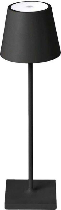 V-TAC VT-7703-B Oplaadbare zwarte tafellamp - bureaulamp - IP20 - 3W - 50 Lumen - 3000K