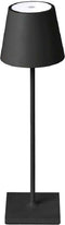 V-TAC VT-7703-B Oplaadbare zwarte tafellamp - bureaulamp - IP20 - 3W - 50 Lumen - 3000K