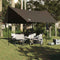 vidaXL - Kampeerluifel - waterdicht - 438x376x212 - cm - bruin
