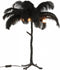 Light & Living Tafellamp Feather - Zwart - Ø65cm - Modern - Sinterklaas cadeau - Sinterklaas cadeautjes - Cadeau vrouw - Cadeau man - Cadeau voor haar - Cadeau voor hem - Sint cadeau - Sint kado - Kado man - Kado vrouw