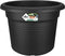 Elho Green Basics Cilinder 55 - Bloempot voor Buiten - Ø 54.3 x H 41.2 cm - Living black