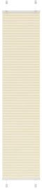 vidaXL - Plissé - rolgordijn - 45x200 - cm - stofbreedte - 44,4 - cm - polyester - crème