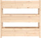 vidaXL - Plantenbak - 112x25x104,5 - cm - massief - grenenhout