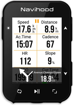Navihood L2 Fietscomputer - GPS Navigatie - Kleurenscherm - ANT+&Bluetooth