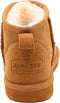 Alpacas Footwear - Korte Laarzen - Echt Suède - Gevoerd met 100% Lamswol - Chestnut