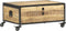 vidaXL - Salontafel - 70x50x33 - cm - massief - mangohout
