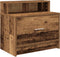 vidaXL - Nachtkastjes - 2 - st - met - lade - 51x31x47 - cm - oud - houtkleurig