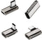 4smarts 540464 - USB-C Adapter Set - 3x Haakse Adapters 1x Verlengstuk - Zilver